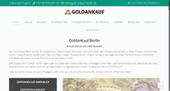 Desktop Screenshot of gold-ankauf-berlin.de